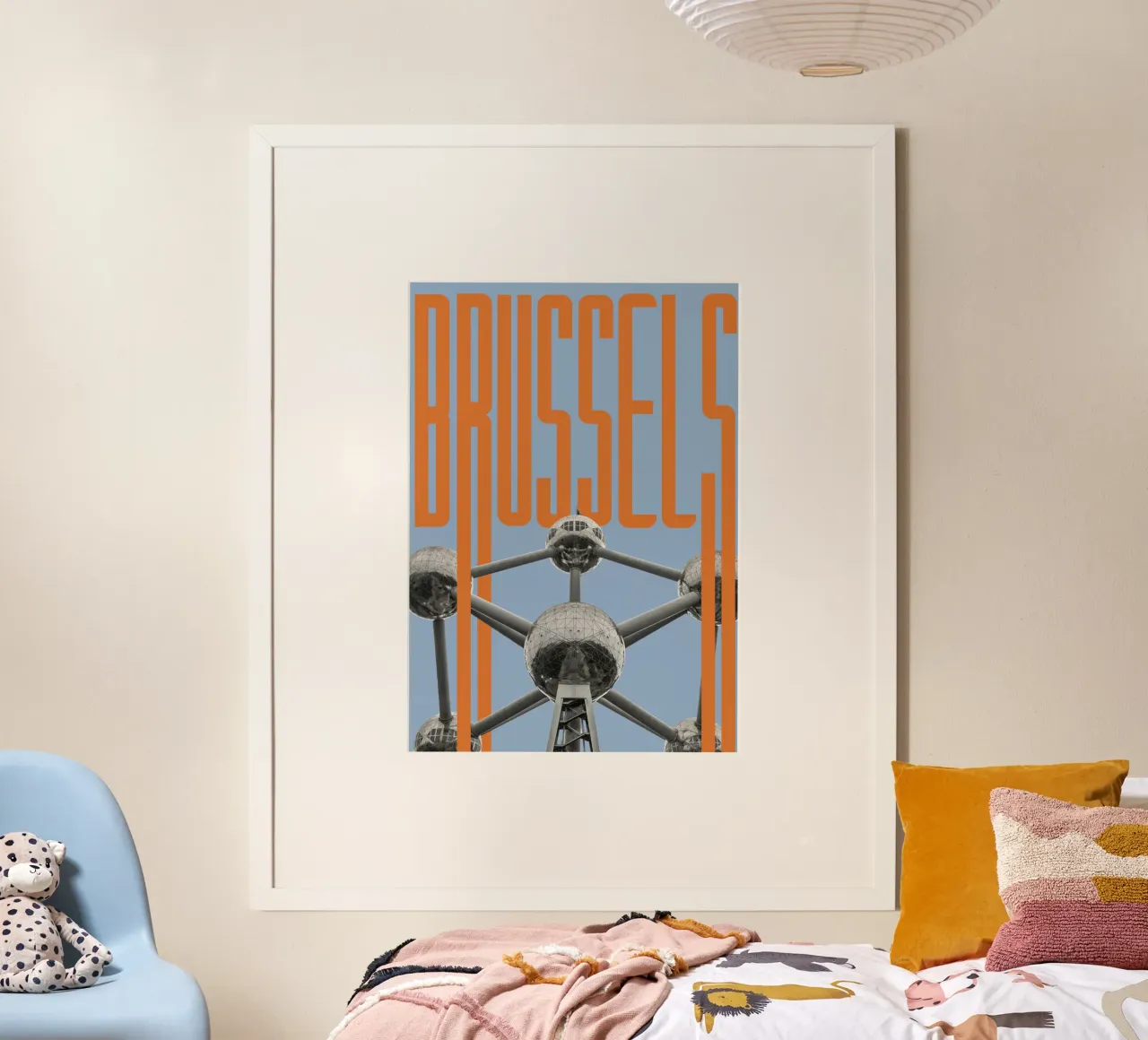 Brussels poster by TYPEHAUS