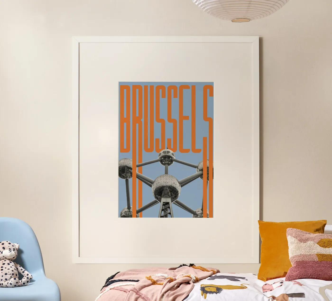 Brussels poster by TYPEHAUS