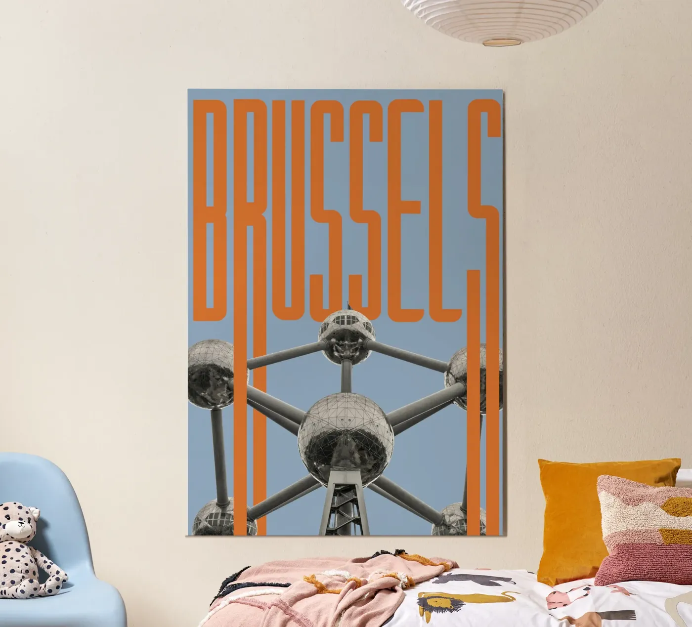 Brussels poster by TYPEHAUS