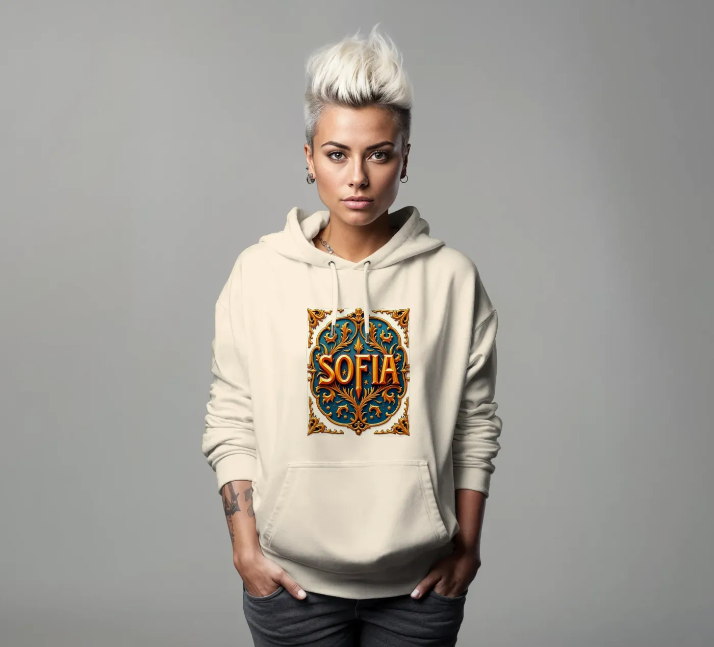 SOFIA hoodie van CASTILO Namengalerie