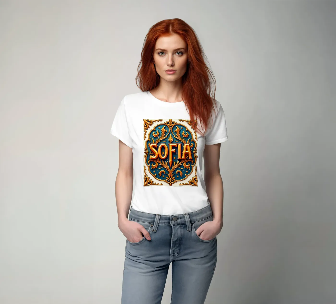 SOFIA t-shirt by CASTILO Namengalerie
