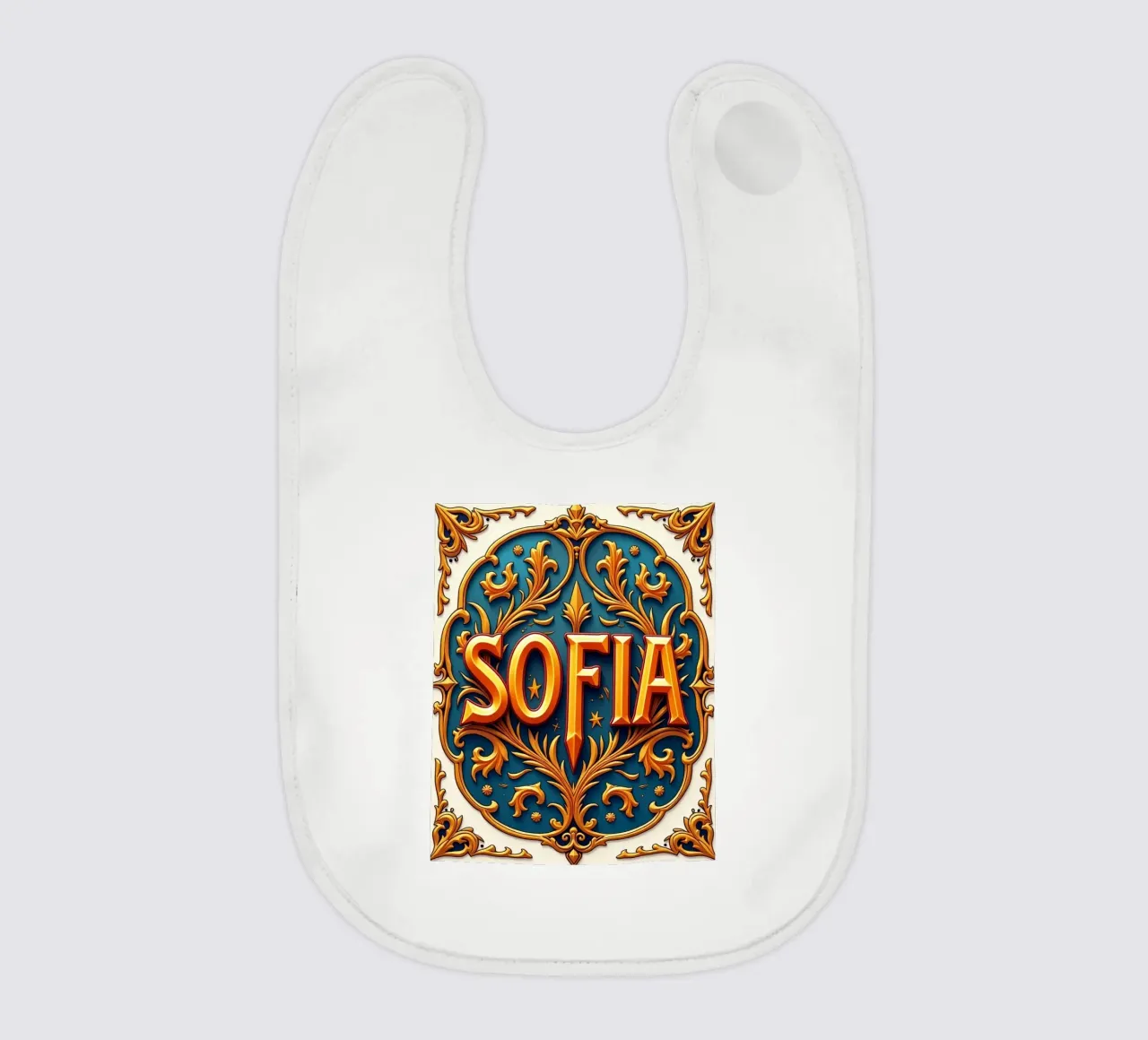 SOFIA baby bib by CASTILO Namengalerie
