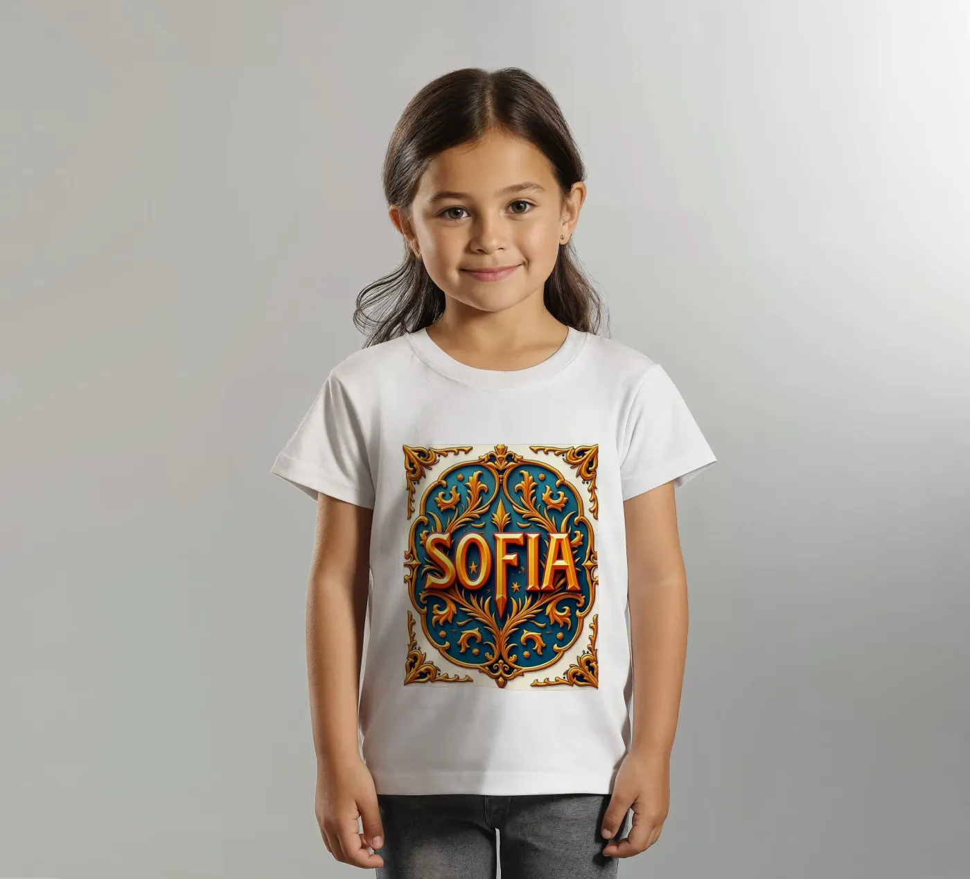 SOFIA Kinder T-Shirt von CASTILO Namengalerie