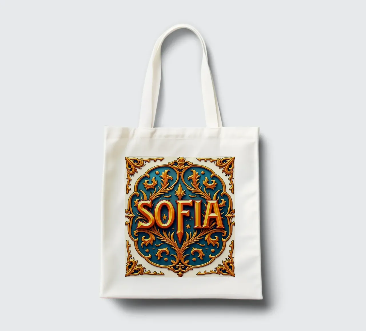 SOFIA tote bag by CASTILO Namengalerie