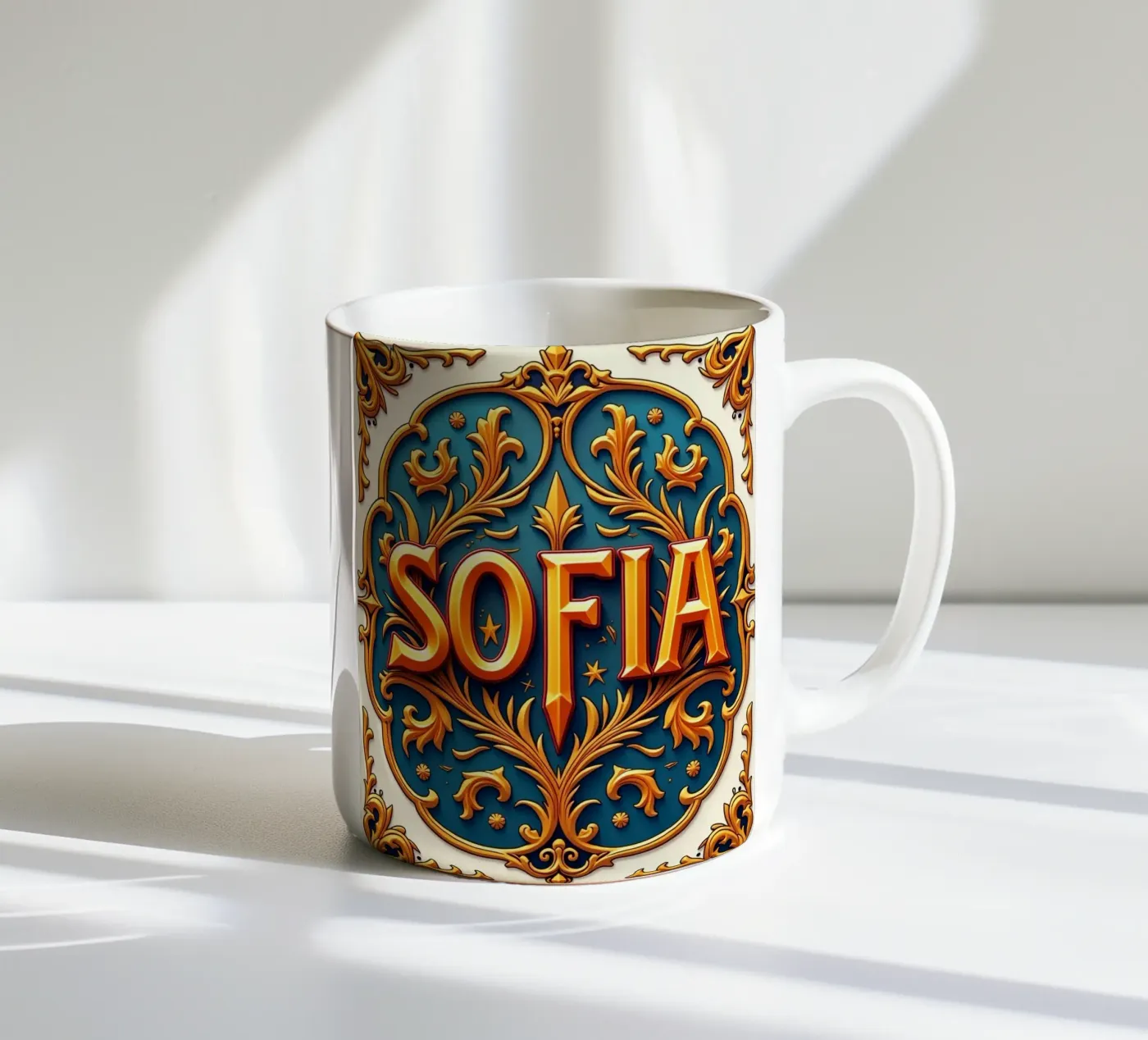 SOFIA keramische mok van CASTILO Namengalerie