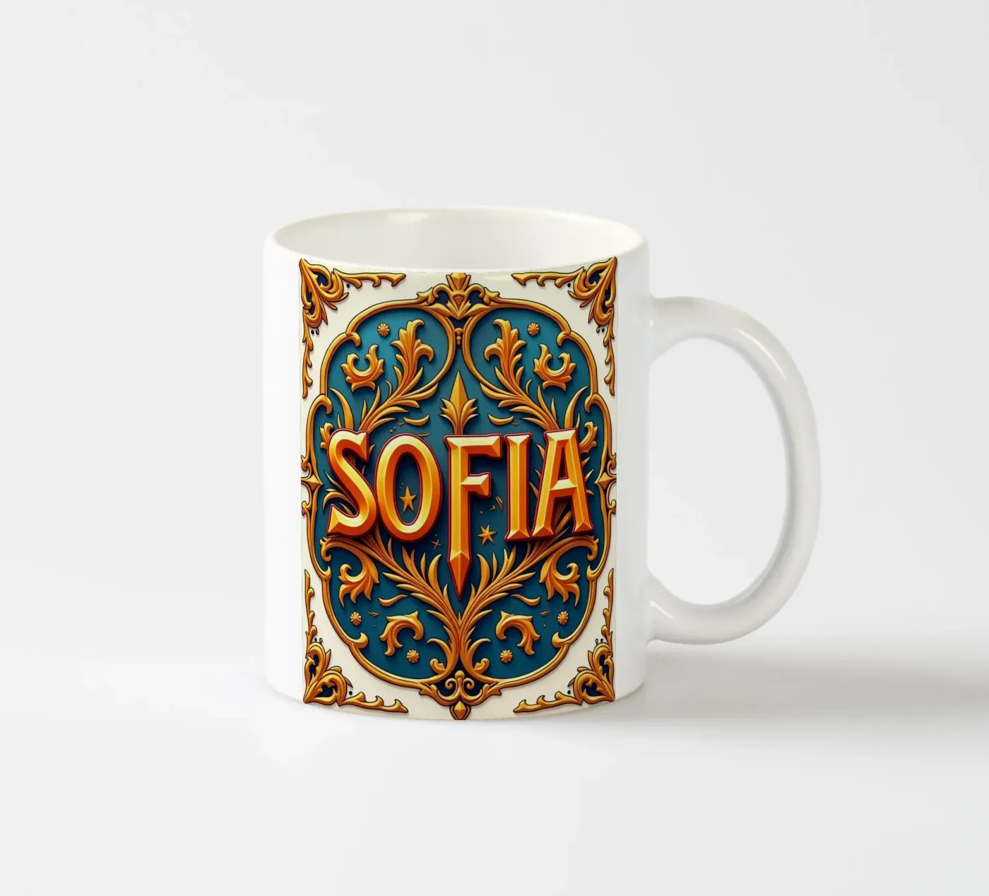 SOFIA keramische mok van CASTILO Namengalerie