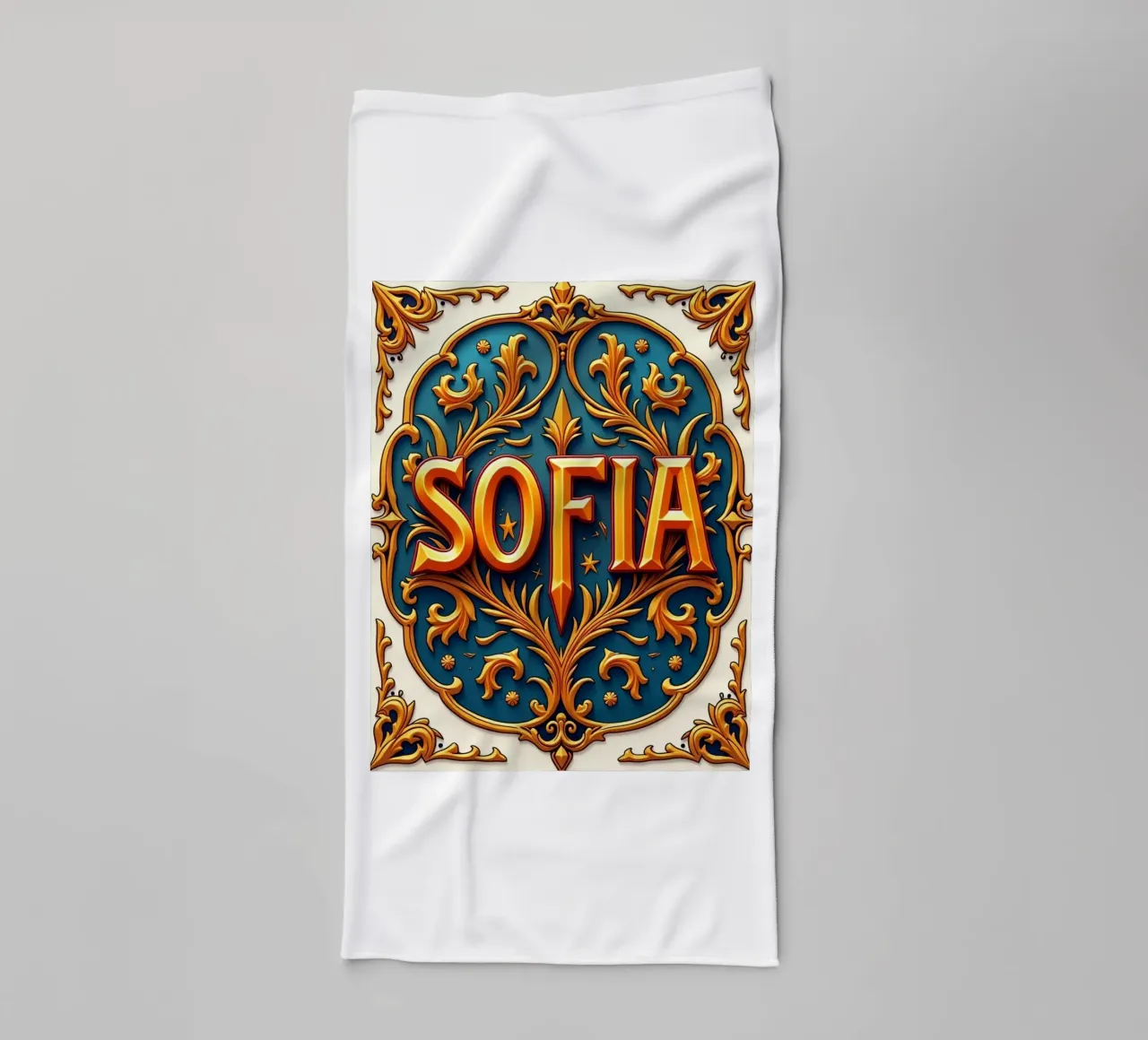 SOFIA serviette de bain de CASTILO Namengalerie