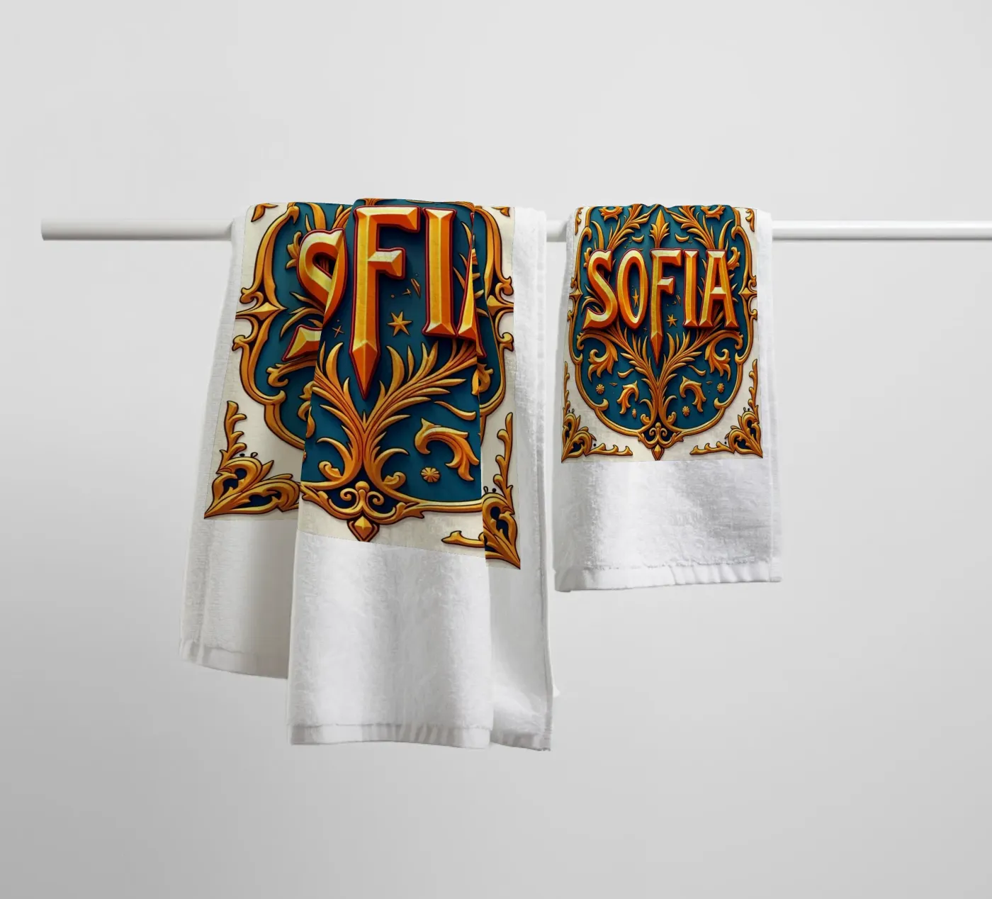 SOFIA serviette de bain de CASTILO Namengalerie
