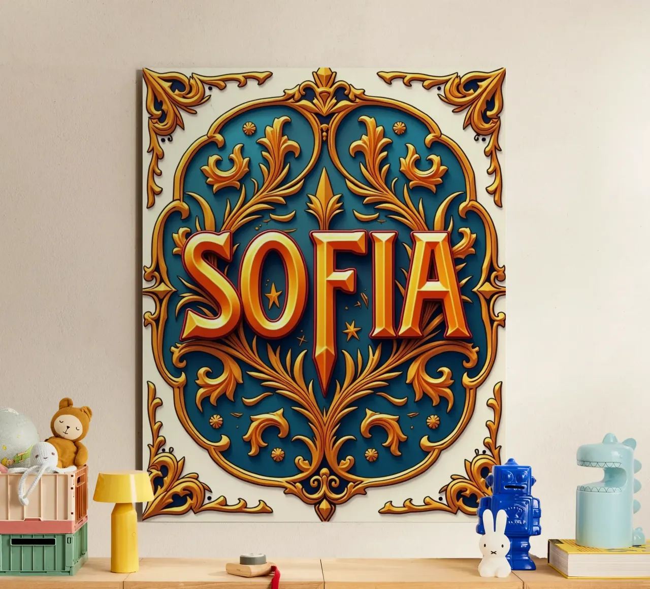 SOFIA forex plate by CASTILO Namengalerie
