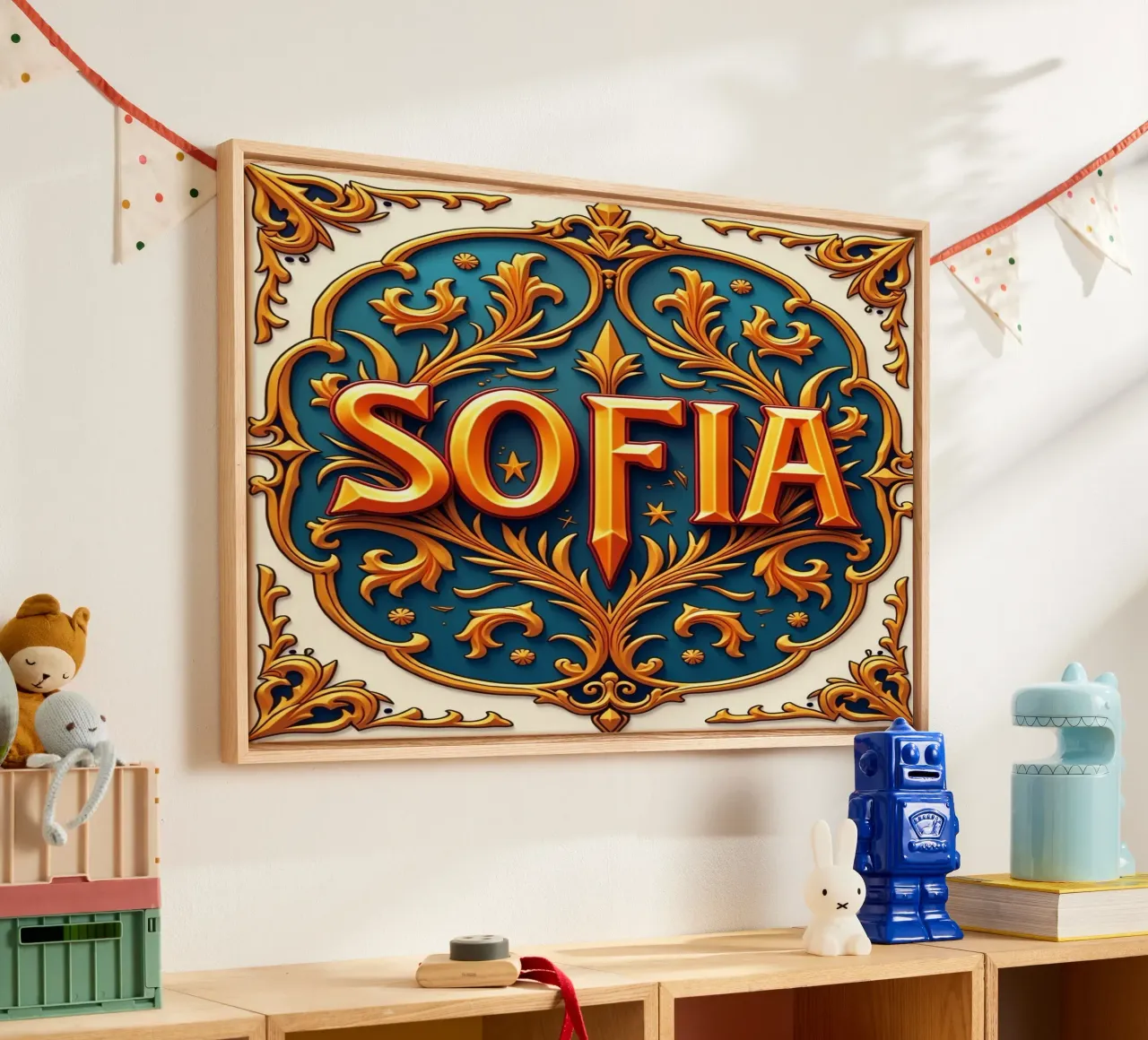 SOFIA Leinwand von CASTILO Namengalerie