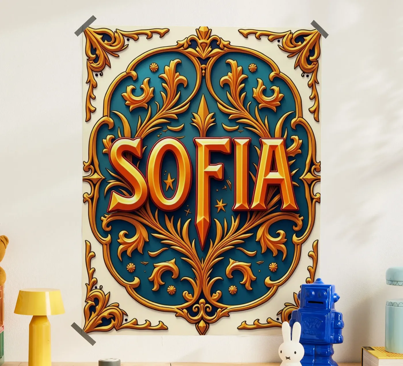 SOFIA poster de CASTILO Namengalerie