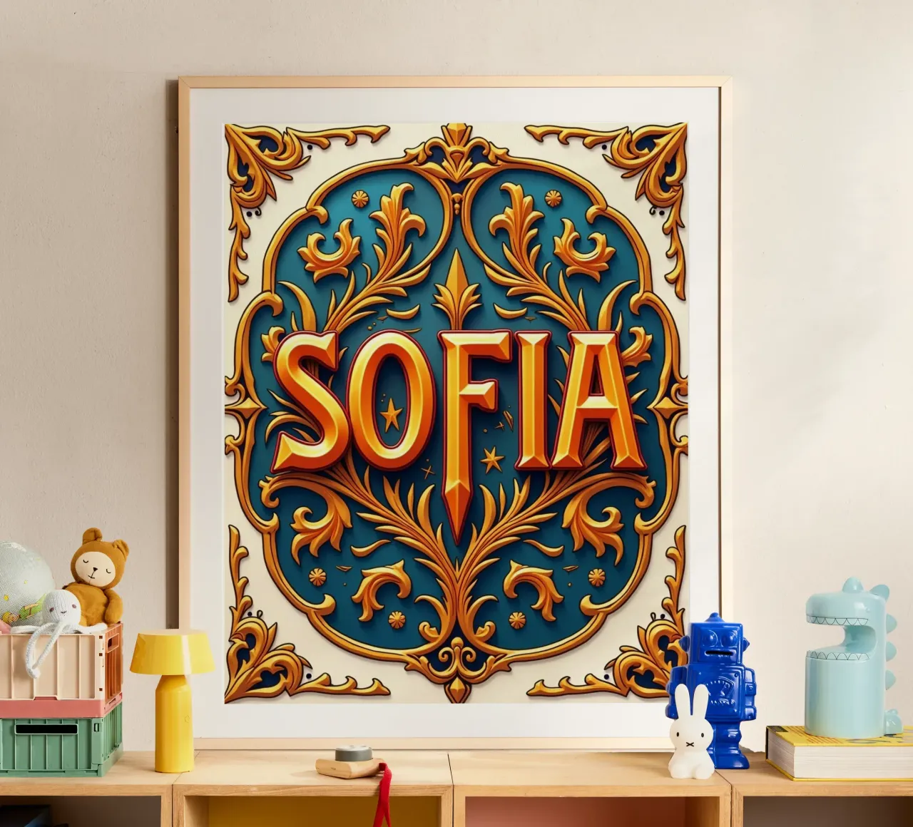 SOFIA Poster von CASTILO Namengalerie