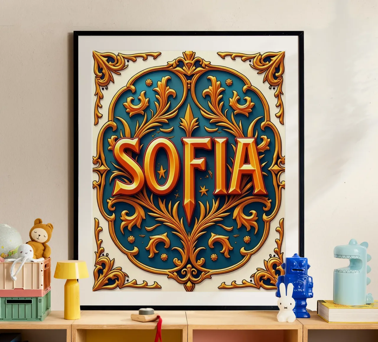SOFIA Poster von CASTILO Namengalerie