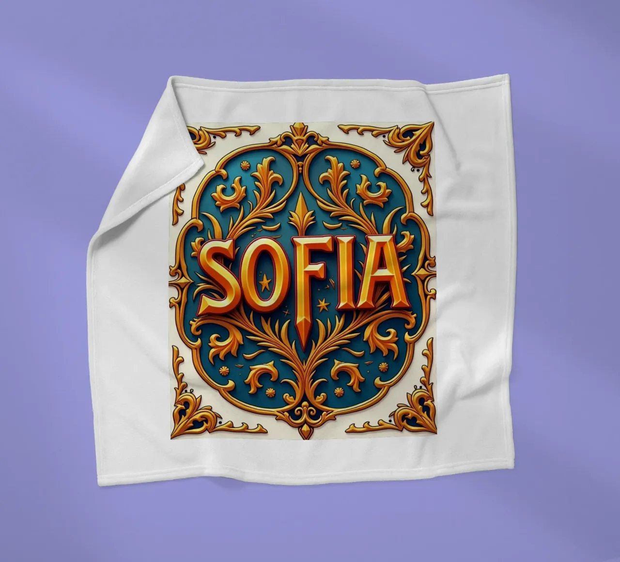 SOFIA fleecedeken van CASTILO Namengalerie