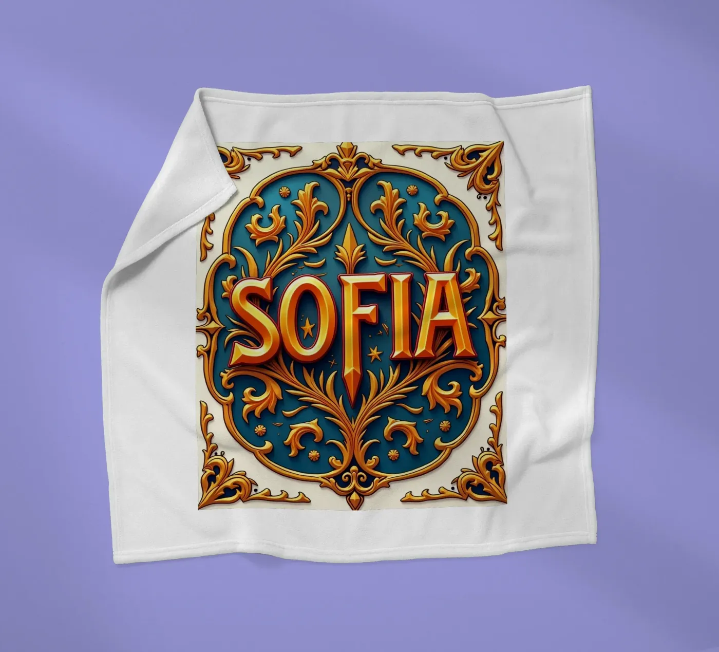 SOFIA fleecedeken van CASTILO Namengalerie