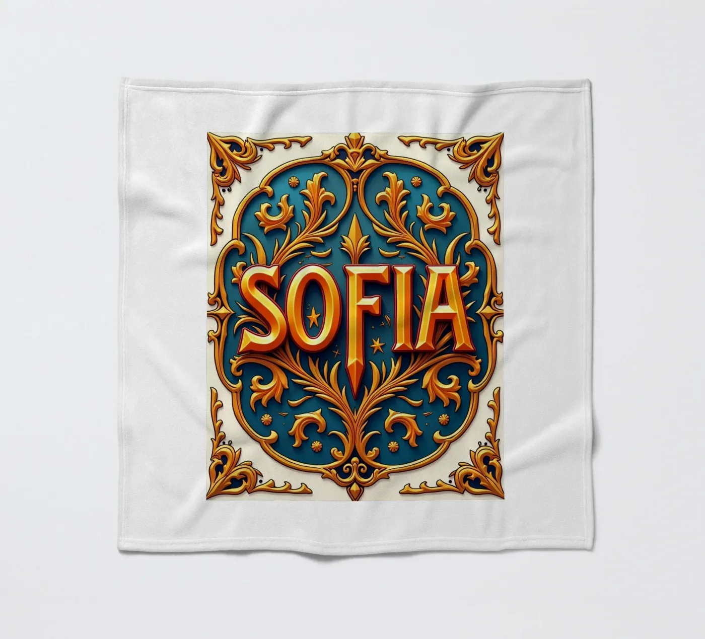 SOFIA fleecedeken van CASTILO Namengalerie