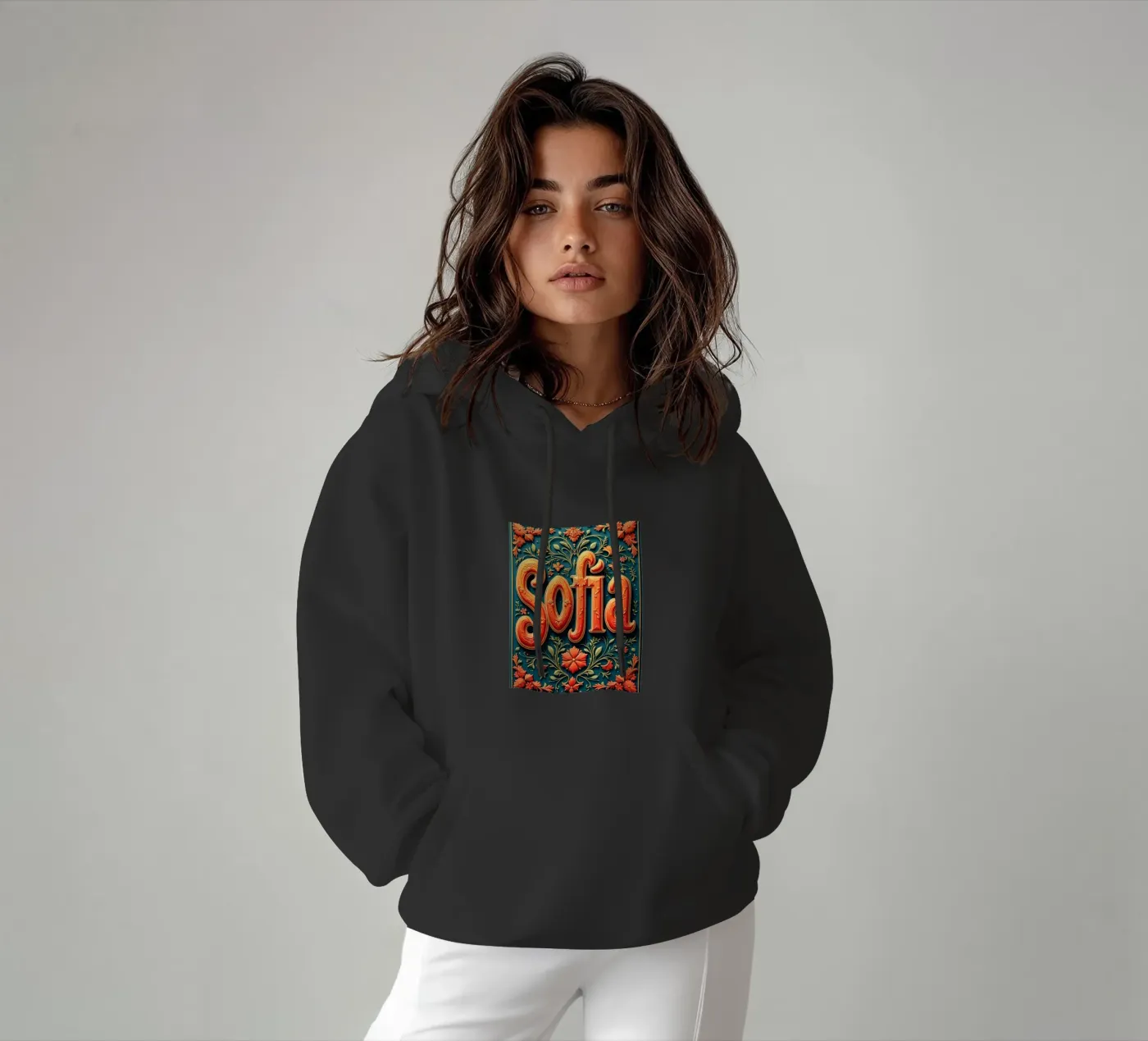 Sofia hoodie van CASTILO Namengalerie