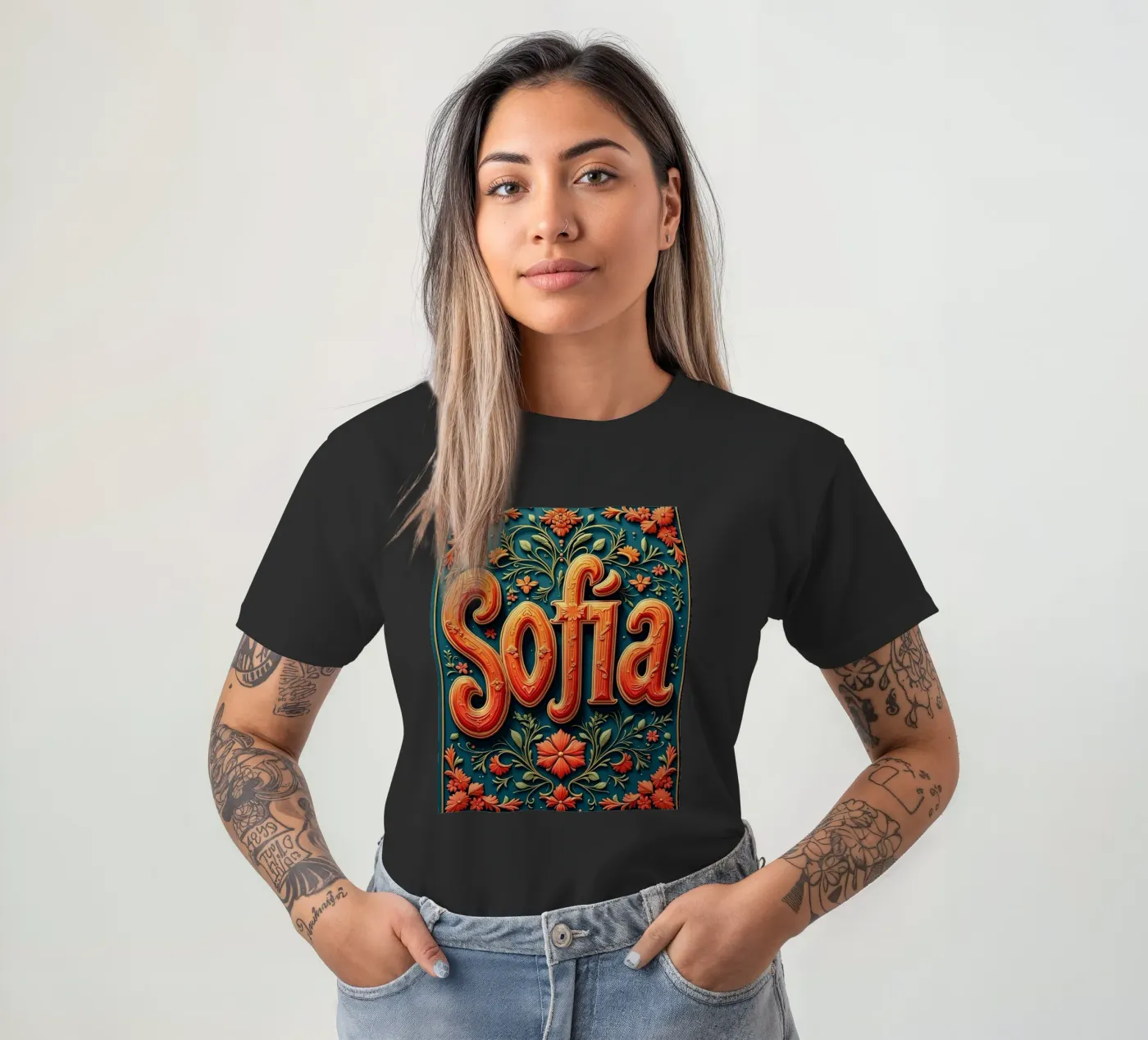 Sofia t-shirt by CASTILO Namengalerie