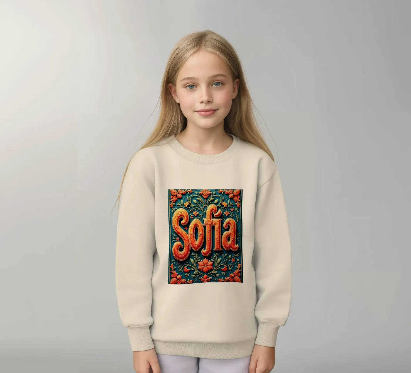 Sofia kinder sweatshirt van CASTILO Namengalerie