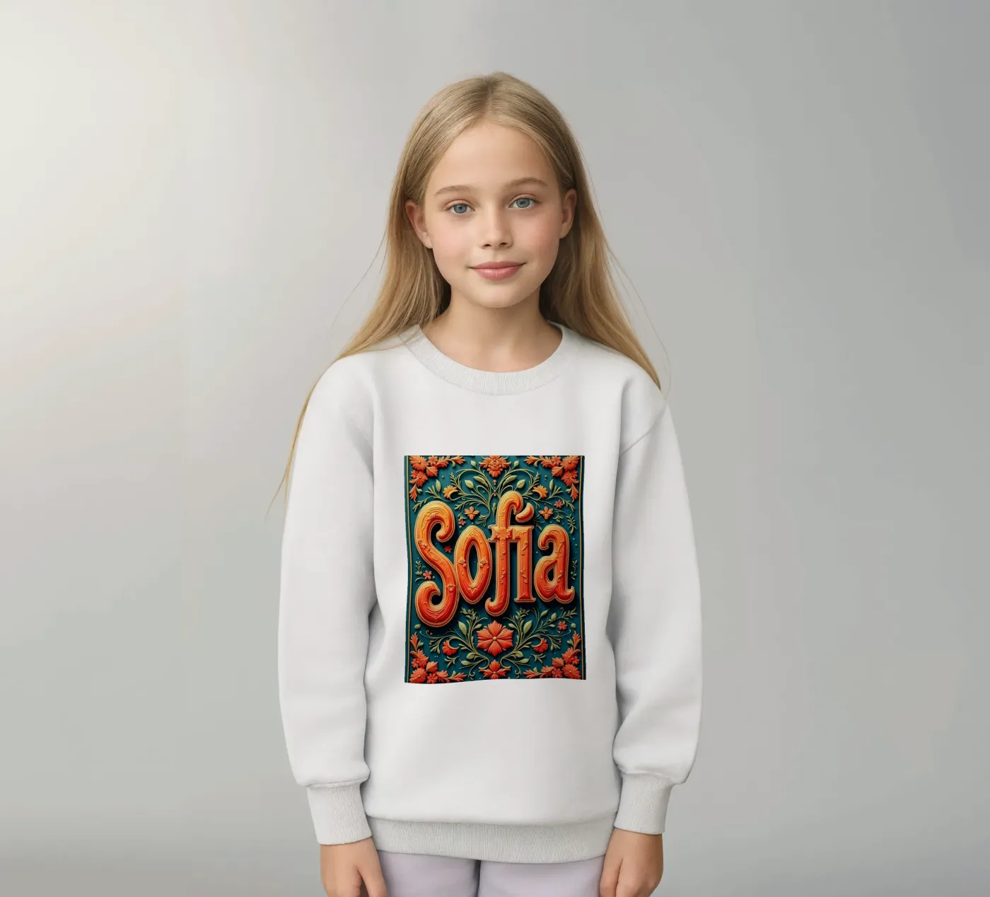 Sofia kinder sweatshirt van CASTILO Namengalerie