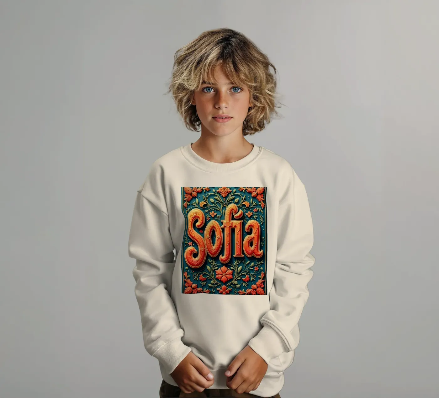 Sofia kinder sweatshirt van CASTILO Namengalerie