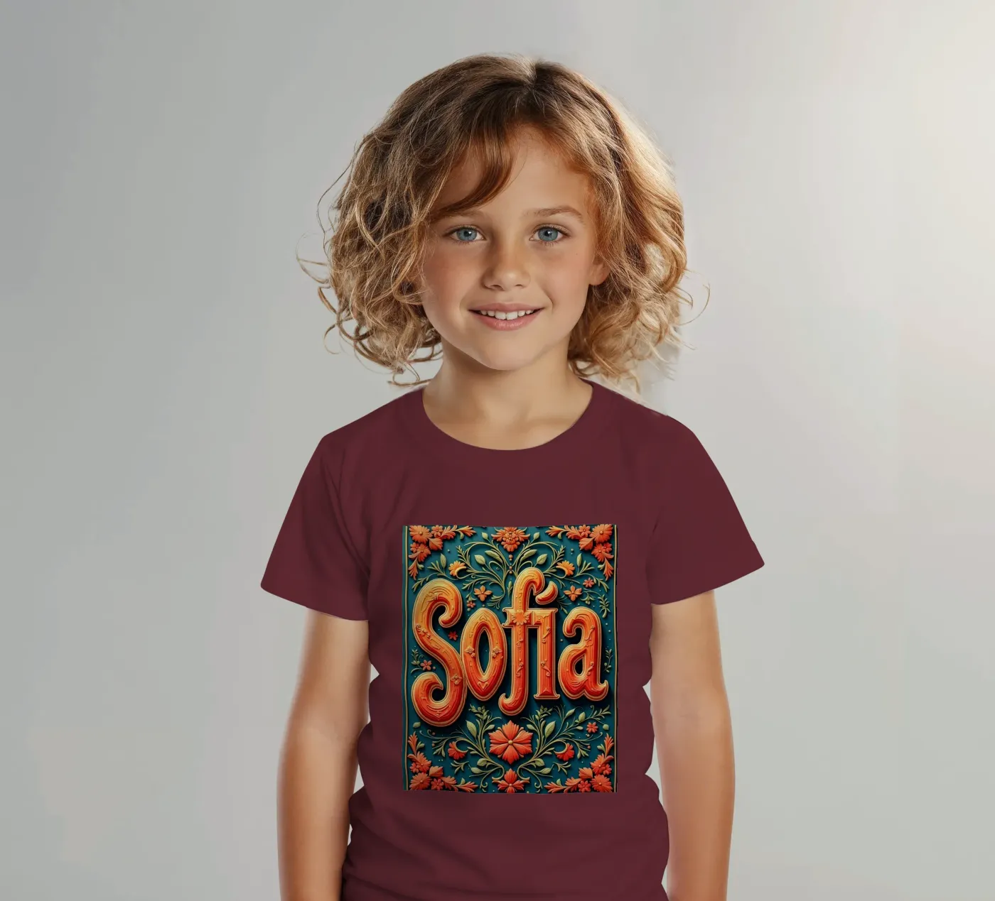 Sofia kinder t-shirt van CASTILO Namengalerie