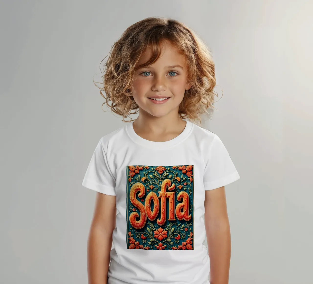 Sofia kinder t-shirt van CASTILO Namengalerie