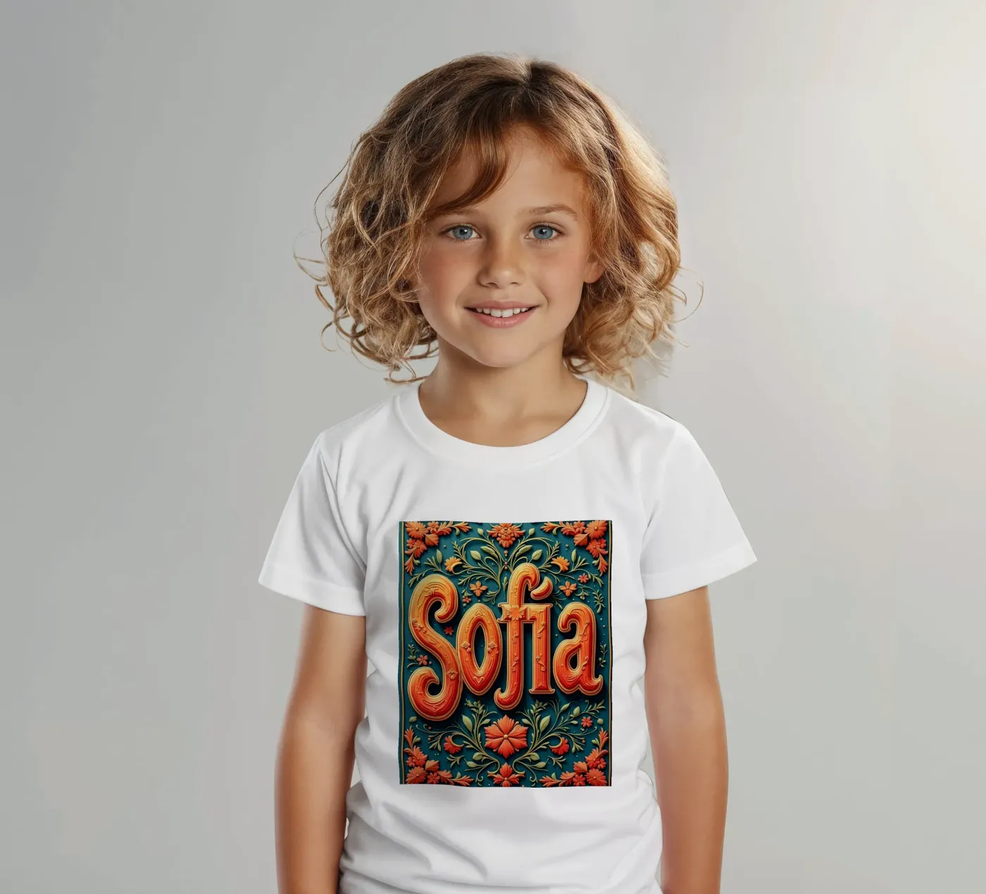 Sofia kinder t-shirt van CASTILO Namengalerie