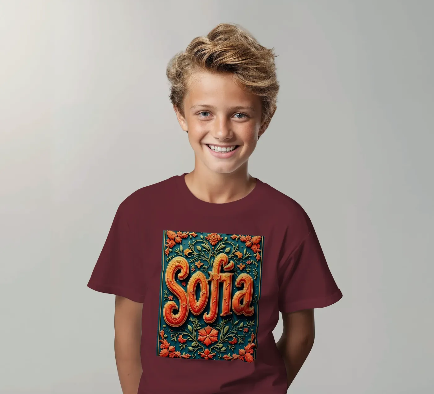 Sofia kinder t-shirt van CASTILO Namengalerie