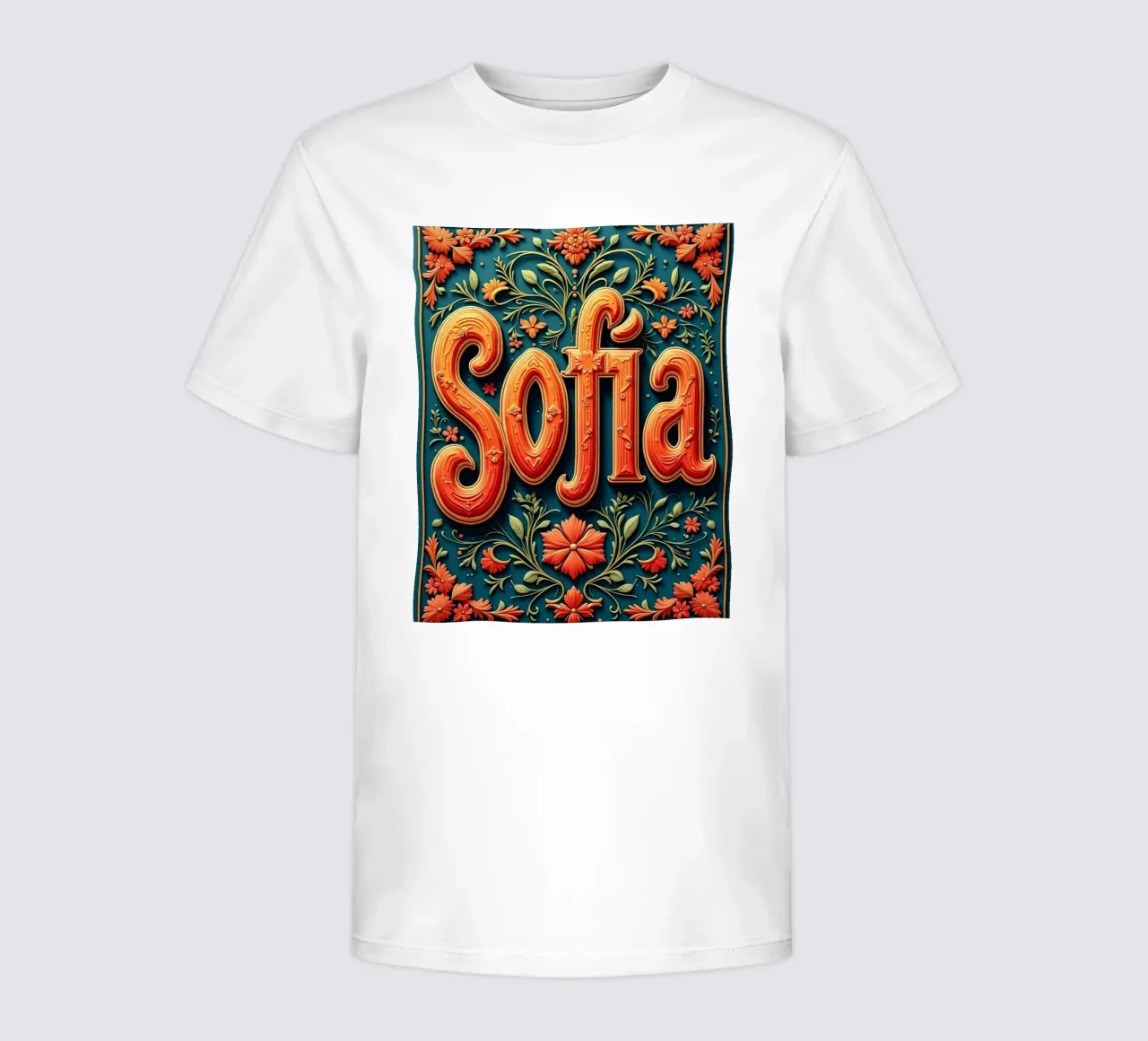 Sofia kinder t-shirt van CASTILO Namengalerie