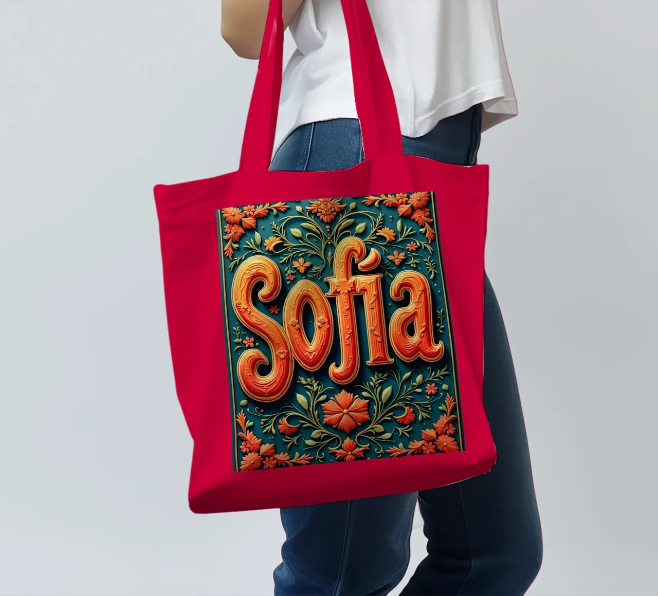 Sofia borsa in juta da CASTILO Namengalerie