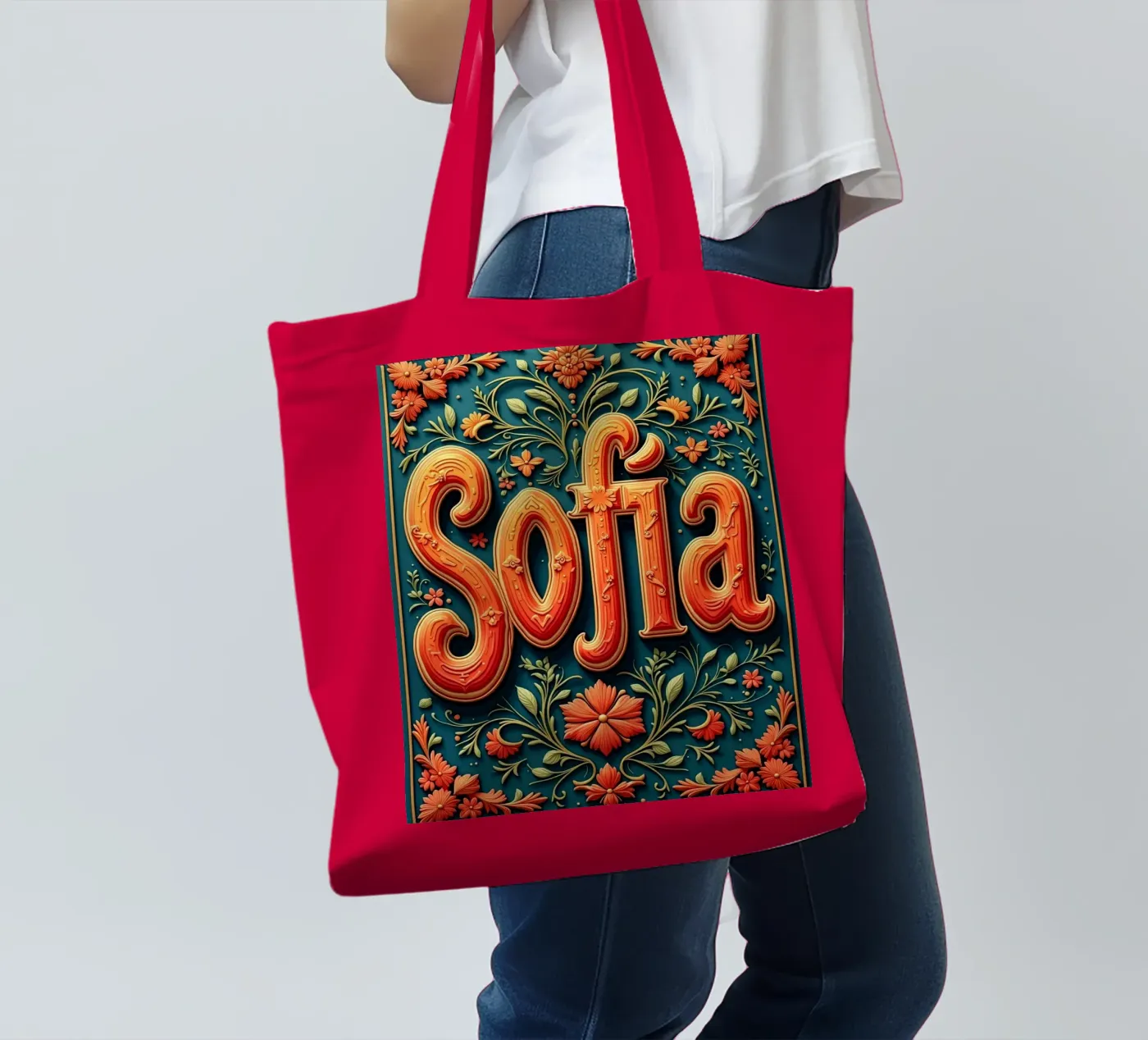 Sofia tote bag de CASTILO Namengalerie