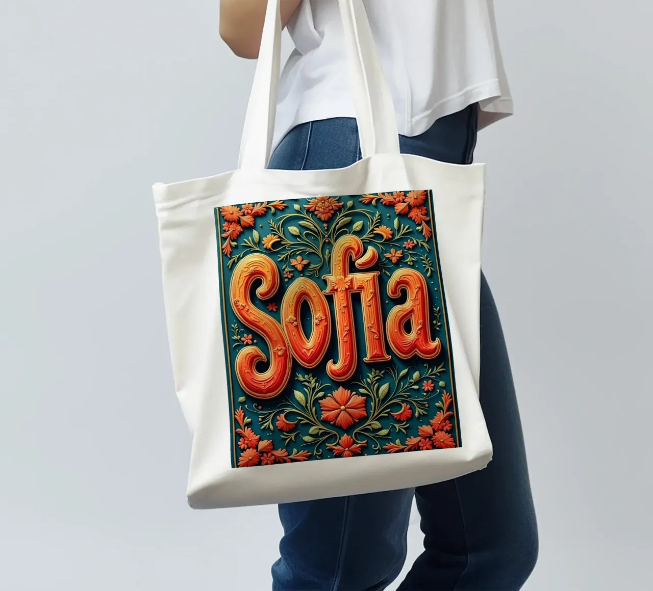 Sofia tote bag by CASTILO Namengalerie