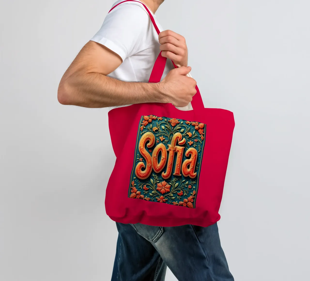 Sofia borsa in juta da CASTILO Namengalerie