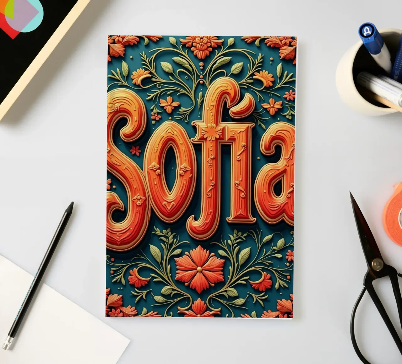 Sofia notebook by CASTILO Namengalerie