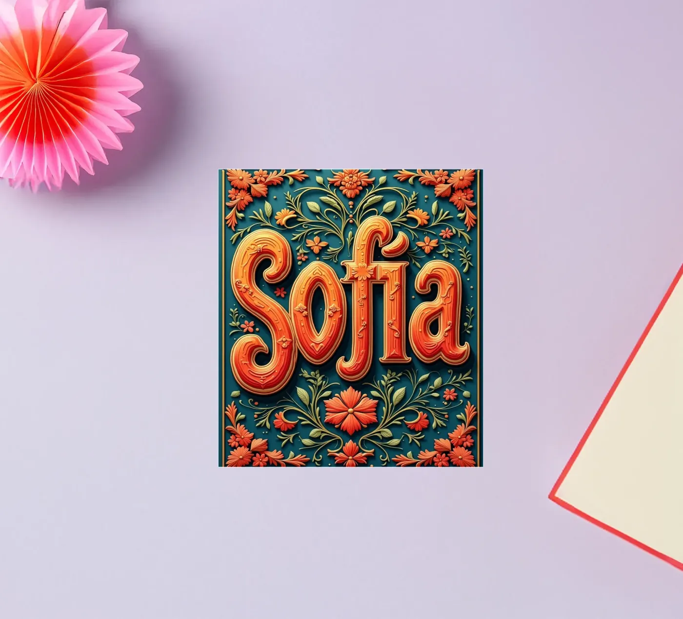 Sofia autocollant de CASTILO Namengalerie