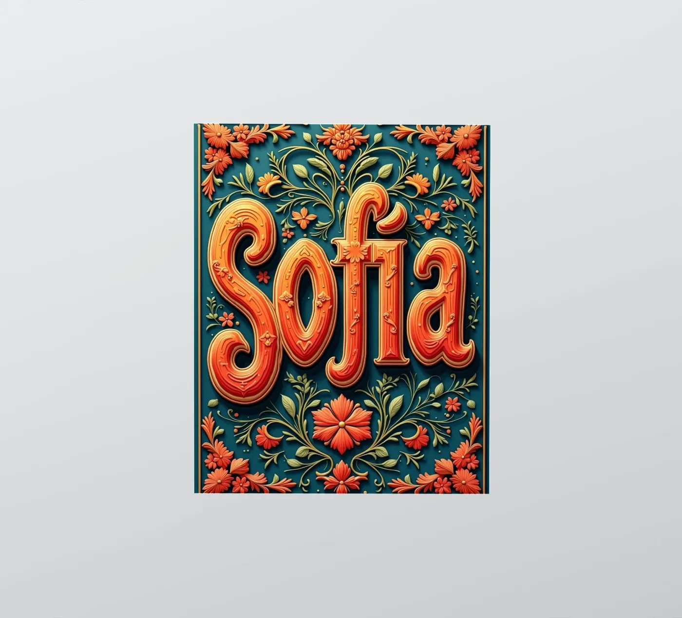 Sofia Sticker von CASTILO Namengalerie