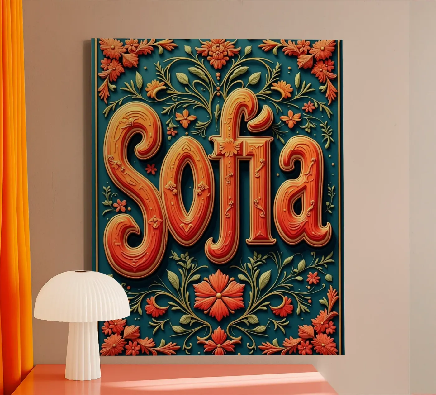 Sofia canvas van CASTILO Namengalerie