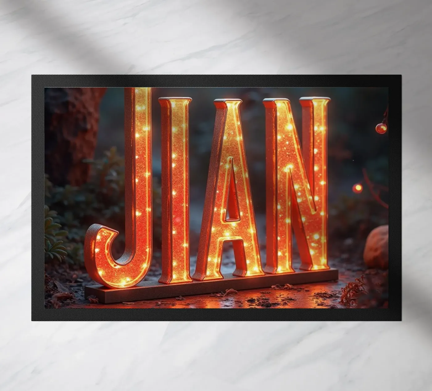 JIAN deurmat van CASTILO Namengalerie