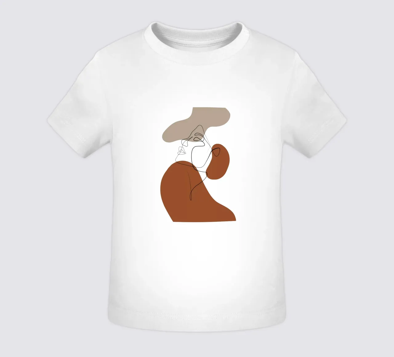 Donne minimaliste maglietta neonato da YSV MINIMALIST