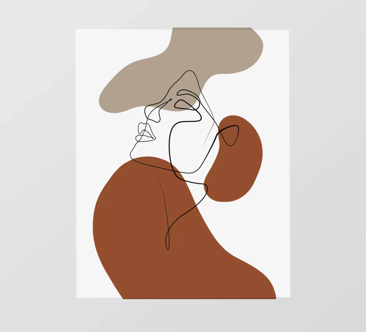 Mujeres minimalistas papel para pared de YSV MINIMALIST
