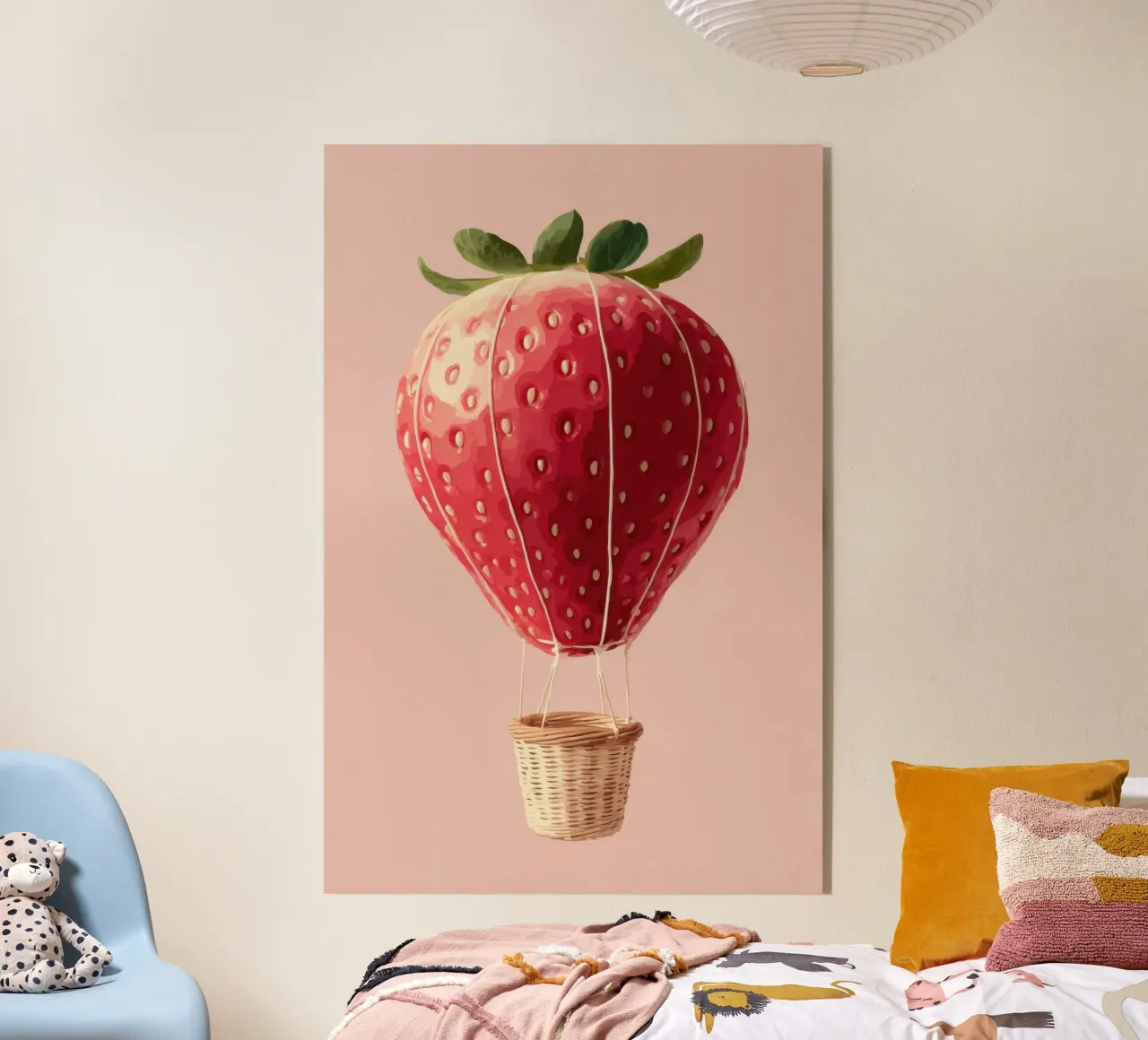 Strawberry Balloon plexiglass da wonderfolk