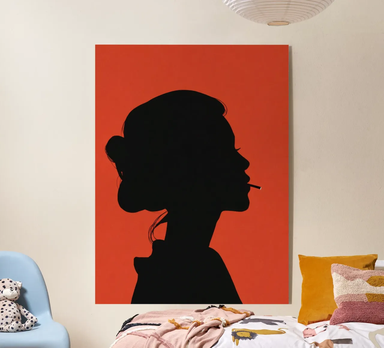 Red Profile acryl van Mosaic Dialogue