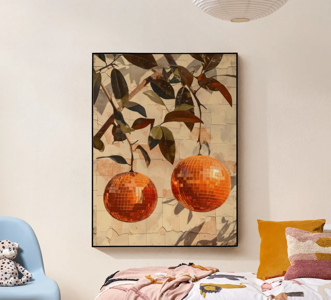 Disco Oranges plexiglass da Mosaic Dialogue