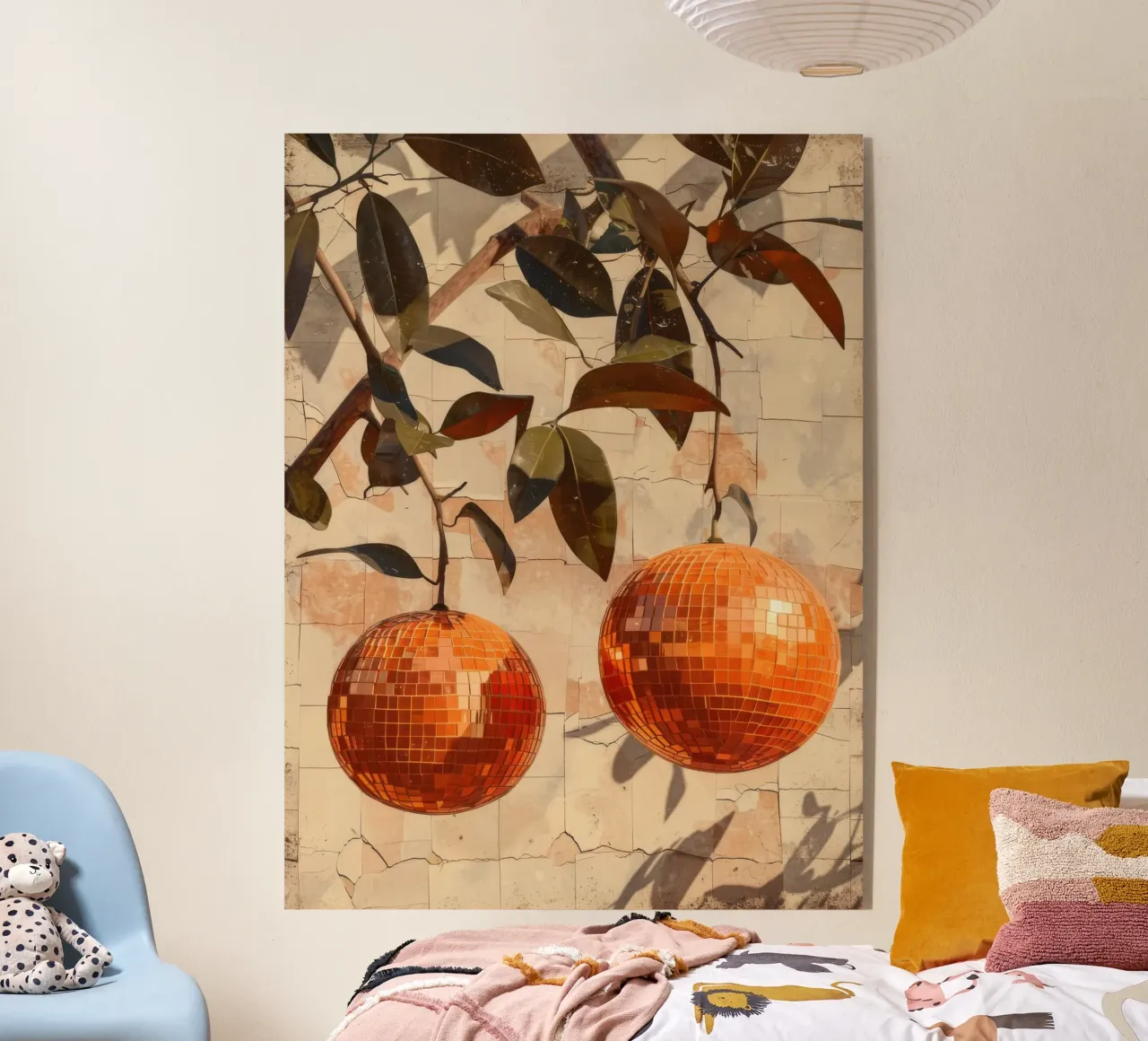 Disco Oranges plexiglass da Mosaic Dialogue