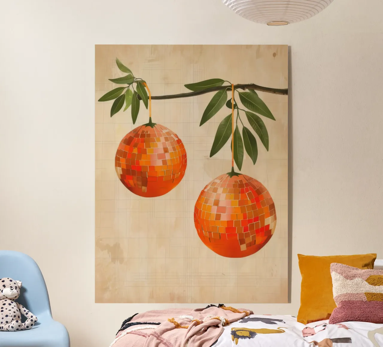 Disco Oranges acryl van michi