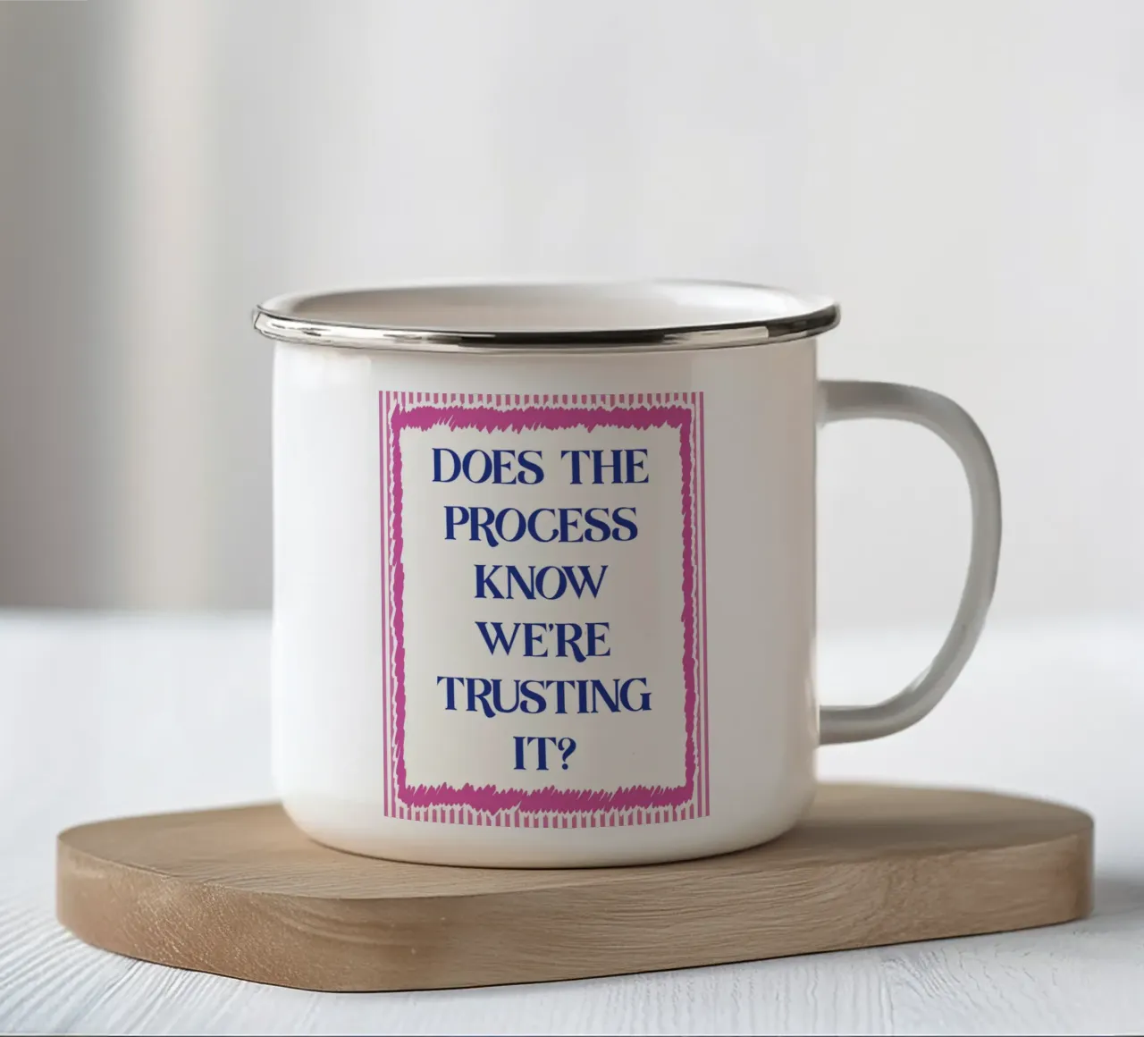 does the process enamel mug by Avocadoz