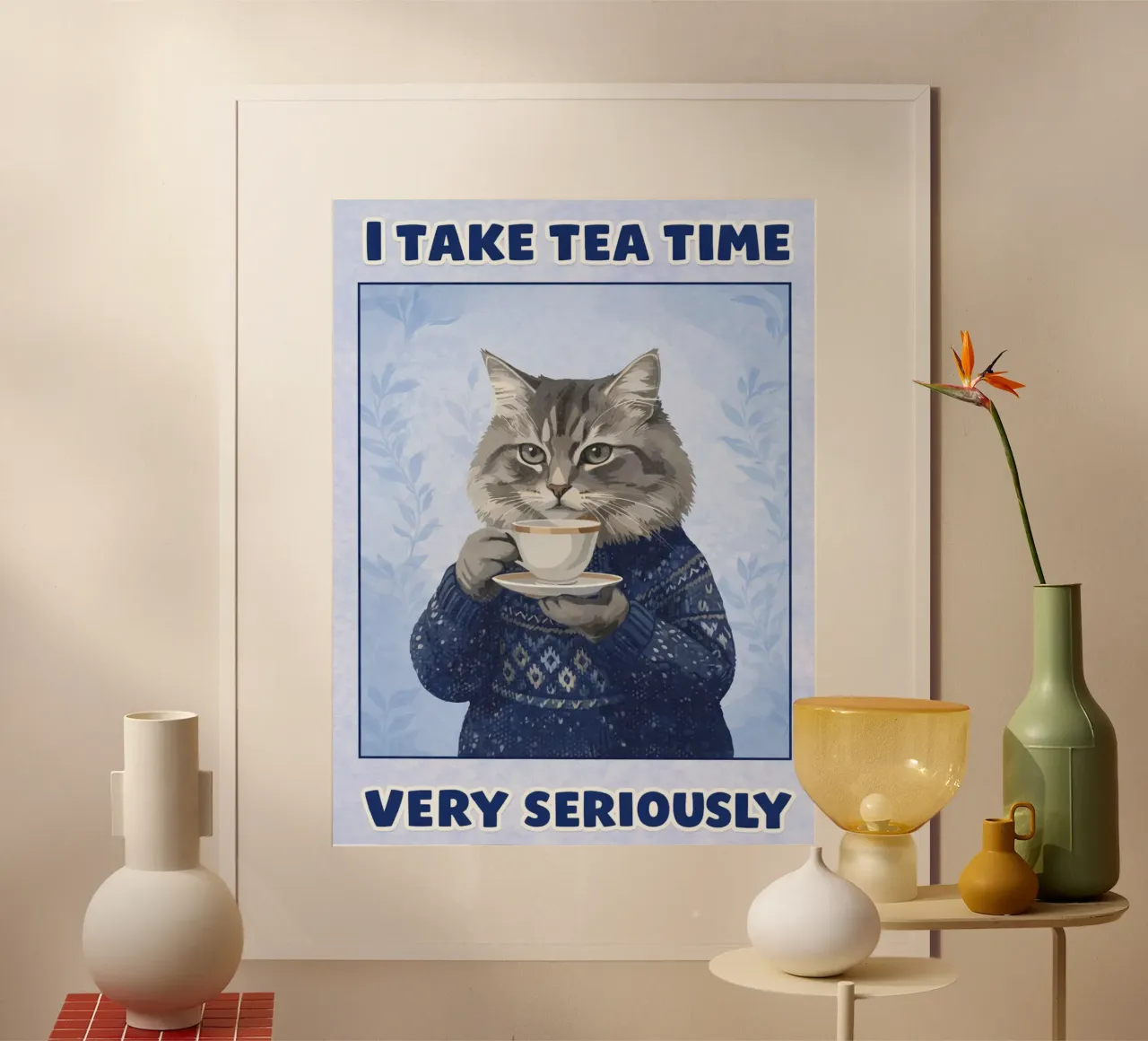 Prendo il tè poster da Avocadoz