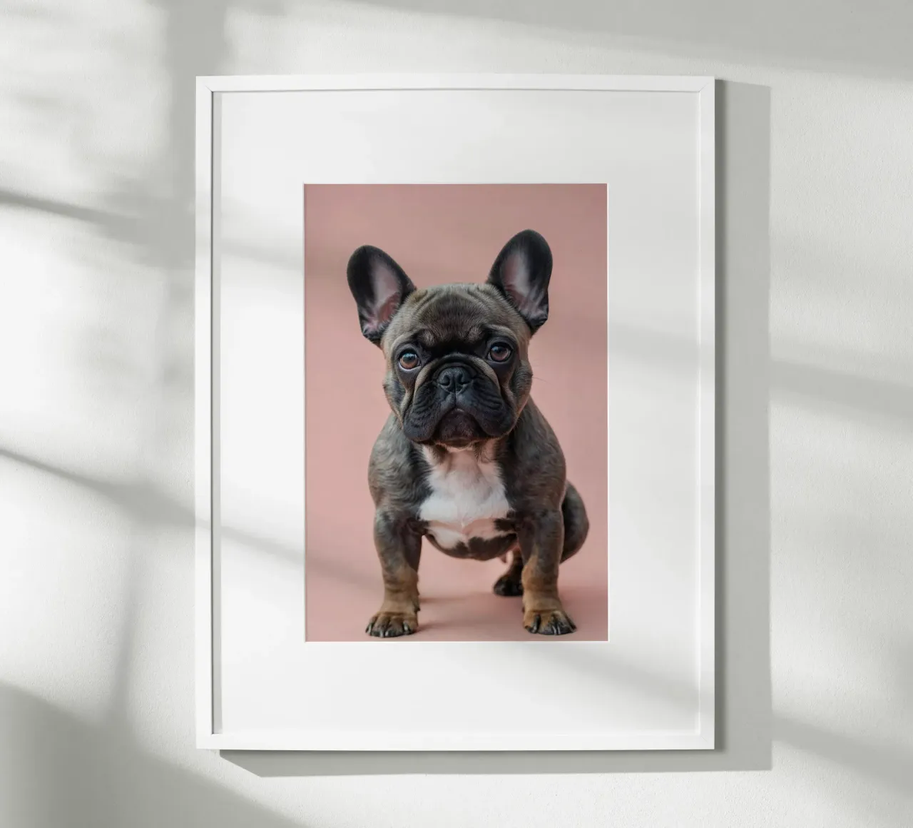 Cucciolo di bulldog francese su pesca | Impianto 10 | Limitato carta hahnemühle da Paws & Portraits