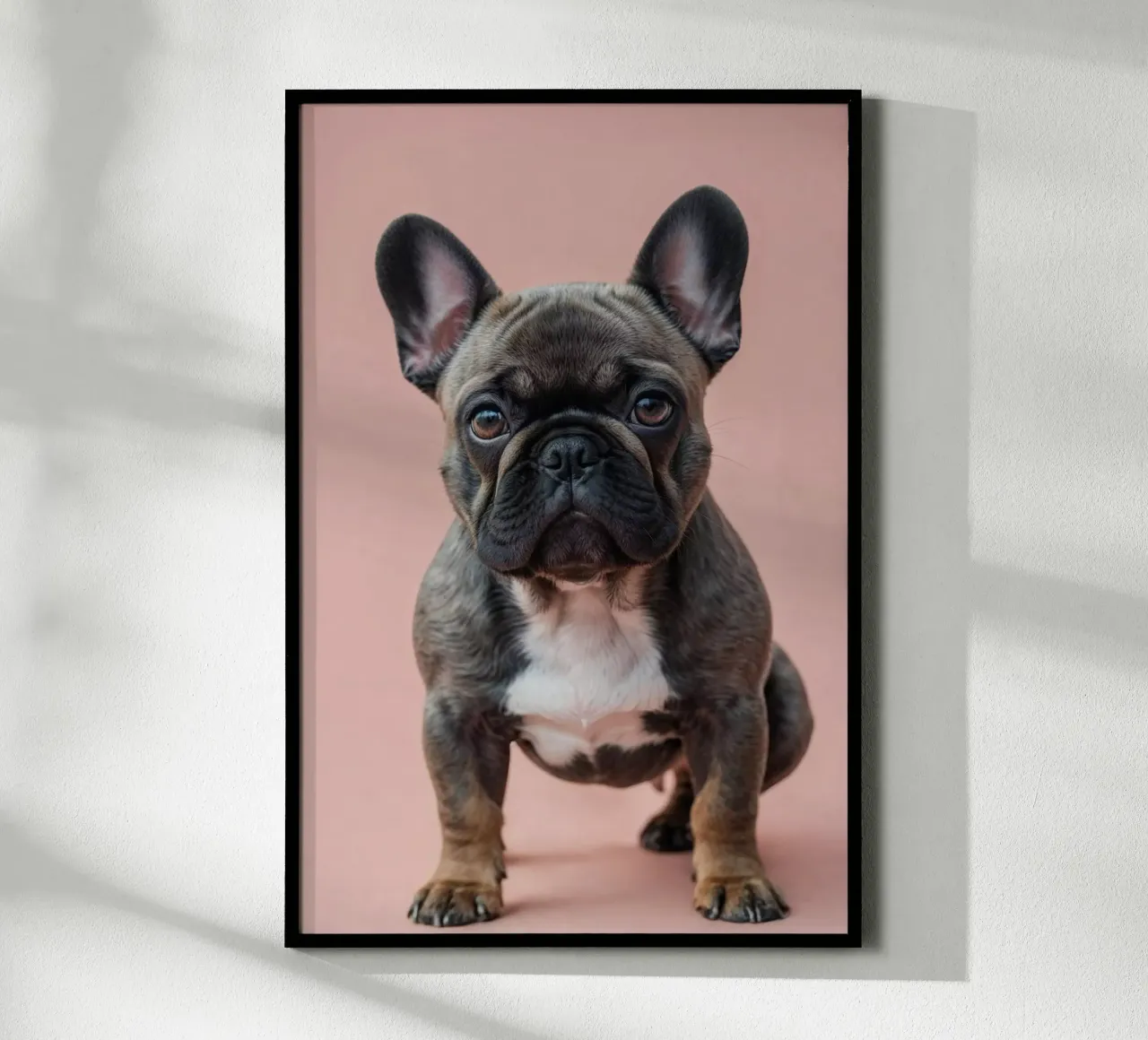 Cucciolo di bulldog francese su pesca | Impianto 10 | Limitato carta hahnemühle da Paws & Portraits